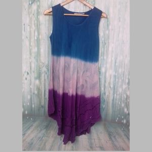 Just Curious ombre sleeveless dress free size